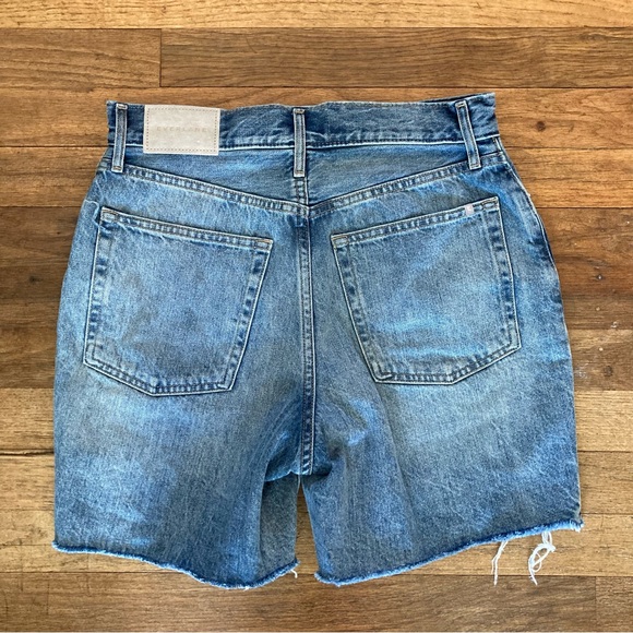 Everlane Rigid Way High Jean Shorts - Marina Bay - Picture 4 of 5